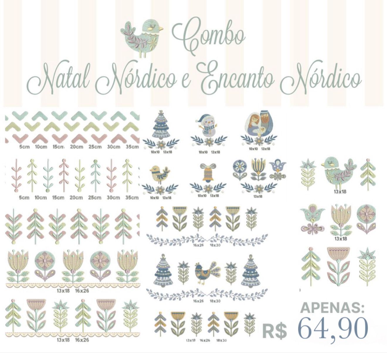 Combo Encanto Nórdico + Natal Nórdico
